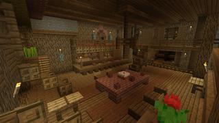 Screenshot of the Minecraft Bedrock Marketplace product Outpost Village created by Pixelusion.