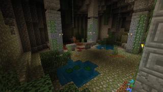 Screenshot of the Minecraft Bedrock Marketplace product Outpost Village created by Pixelusion.