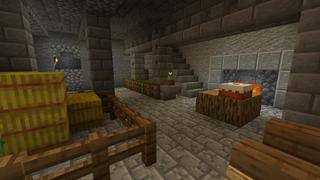 Screenshot of the Minecraft Bedrock Marketplace product Outpost Village created by Pixelusion.