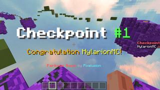 Screenshot of the Minecraft Bedrock Marketplace product Parkour Race created by Pixelusion.