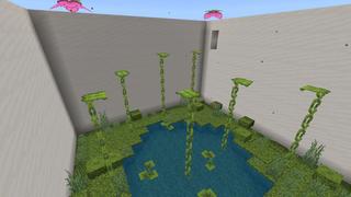 Screenshot of the Minecraft Bedrock Marketplace product Parkour Rooms created by Pixelusion.
