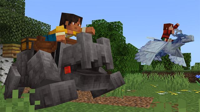 Screenshot of the Minecraft Bedrock Marketplace product PETS Add-On created by Pixelusion.
