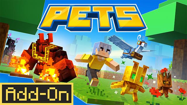 Thumbnail of the Minecraft Bedrock Marketplace product PETS Add-On created by Pixelusion.