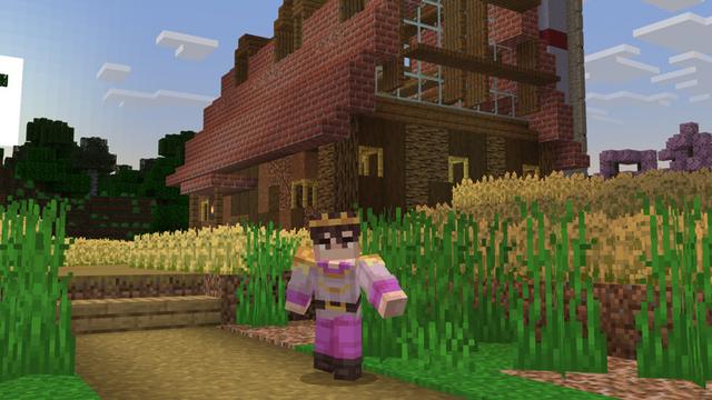 Screenshot of the Minecraft Bedrock Marketplace product Pink Castle created by Pixelusion.