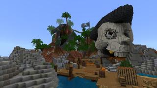 Screenshot of the Minecraft Bedrock Marketplace product Pirate Island created by Pixelusion.