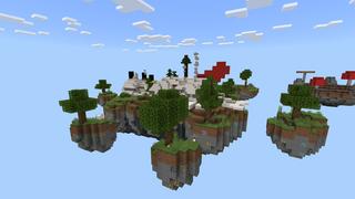 Screenshot of the Minecraft Bedrock Marketplace product Plane Wreck Skyblock created by Pixelusion.