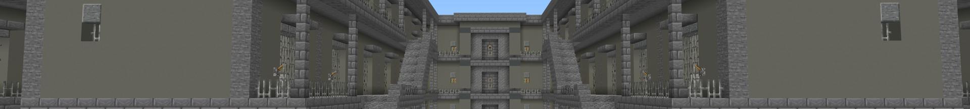 Panorama of the Minecraft Bedrock Marketplace product Prison! created by Pixelusion.