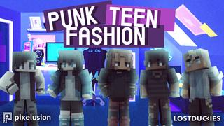 Thumbnail of the Minecraft Bedrock Marketplace product Punk Teen Fashion created by Pixelusion.