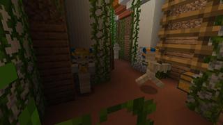 Screenshot of the Minecraft Bedrock Marketplace product Quicksand Islands created by Pixelusion.