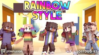 Thumbnail of the Minecraft Bedrock Marketplace product Rainbow Style created by Pixelusion.