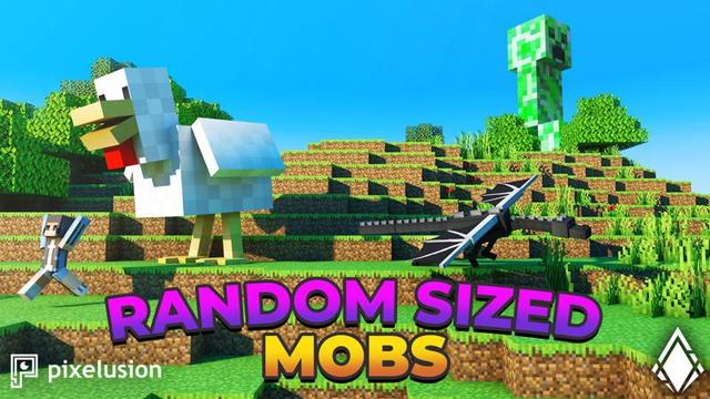 Thumbnail of the Minecraft Bedrock Marketplace product Random Sized Mob Zoo created by Pixelusion.