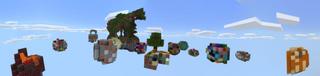 Panorama of the Minecraft Bedrock Marketplace product Randomized Skyblock created by Pixelusion.