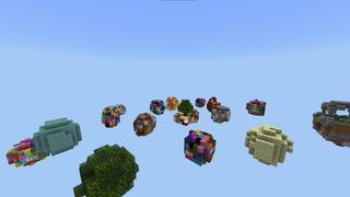 Screenshot of the Minecraft Bedrock Marketplace product Randomized Skyblock created by Pixelusion.