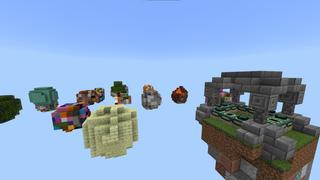 Screenshot of the Minecraft Bedrock Marketplace product Randomized Skyblock created by Pixelusion.