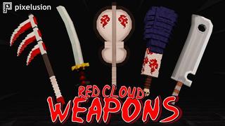 Thumbnail of the Minecraft Bedrock Marketplace product Red Cloud Weapons created by Pixelusion.