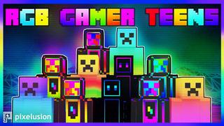 Thumbnail of the Minecraft Bedrock Marketplace product RGB Gamer Teens created by Pixelusion.
