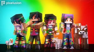 Thumbnail of the Minecraft Bedrock Marketplace product RGB Rebels created by Pixelusion.