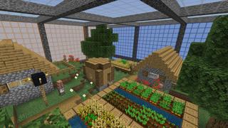 Screenshot of the Minecraft Bedrock Marketplace product Rubik's Cube Islands created by Pixelusion.