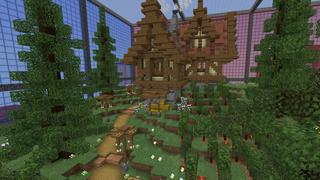 Screenshot of the Minecraft Bedrock Marketplace product Rubik's Cube Islands created by Pixelusion.