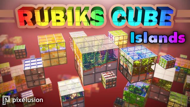 Thumbnail of the Minecraft Bedrock Marketplace product Rubik's Cube Islands created by Pixelusion.