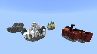 Screenshot of the Minecraft Bedrock Marketplace product Samurai Skyblock created by Pixelusion.