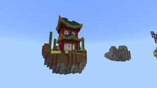 Screenshot of the Minecraft Bedrock Marketplace product Samurai Skyblock created by Pixelusion.