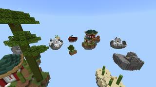 Screenshot of the Minecraft Bedrock Marketplace product Samurai Skyblock created by Pixelusion.