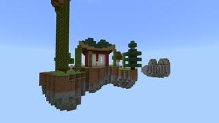 Screenshot of the Minecraft Bedrock Marketplace product Samurai Skyblock created by Pixelusion.