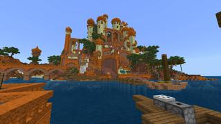 Screenshot of the Minecraft Bedrock Marketplace product Savanna Sanctuary created by Pixelusion.