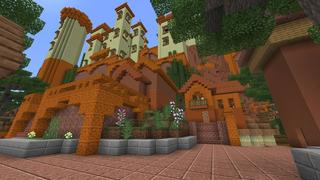 Screenshot of the Minecraft Bedrock Marketplace product Savanna Sanctuary created by Pixelusion.