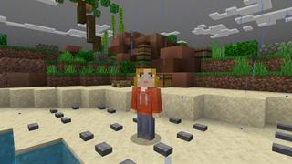 Screenshot of the Minecraft Bedrock Marketplace product Seablock created by Pixelusion.