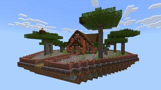 Screenshot of the Minecraft Bedrock Marketplace product Season Skyblock created by Pixelusion.