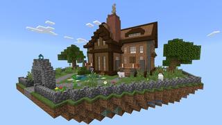 Screenshot of the Minecraft Bedrock Marketplace product Season Skyblock created by Pixelusion.