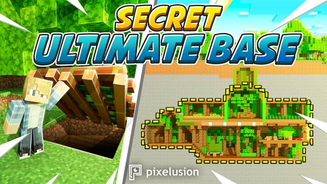 Thumbnail of the Minecraft Bedrock Marketplace product Secret Ultimate Base created by Pixelusion.