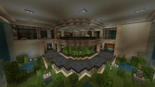 Screenshot of the Minecraft Bedrock Marketplace product Secret Underground Base created by Pixelusion.