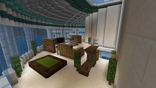 Screenshot of the Minecraft Bedrock Marketplace product Secret Underwater Bunker created by Pixelusion.