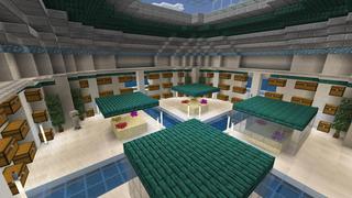 Screenshot of the Minecraft Bedrock Marketplace product Secret Underwater Bunker created by Pixelusion.
