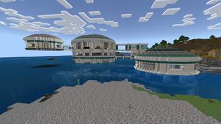 Screenshot of the Minecraft Bedrock Marketplace product Secret Underwater Bunker created by Pixelusion.