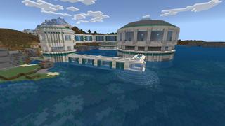 Screenshot of the Minecraft Bedrock Marketplace product Secret Underwater Bunker created by Pixelusion.