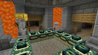 Screenshot of the Minecraft Bedrock Marketplace product Shelved Biomes created by Pixelusion.