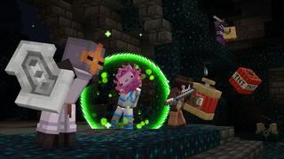 Screenshot of the Minecraft Bedrock Marketplace product Shields Add-On created by Pixelusion.