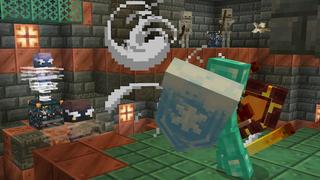 Screenshot of the Minecraft Bedrock Marketplace product Shields Add-On created by Pixelusion.