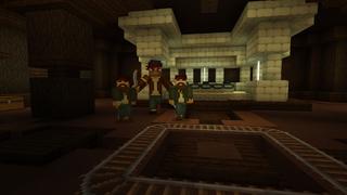 Screenshot of the Minecraft Bedrock Marketplace product Ships in Bottles created by Pixelusion.