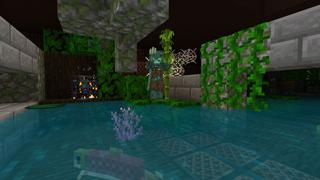 Screenshot of the Minecraft Bedrock Marketplace product Ships in Bottles created by Pixelusion.