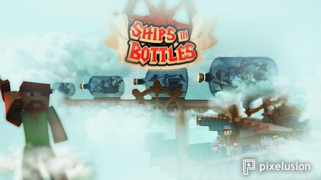 Thumbnail of the Minecraft Bedrock Marketplace product Ships in Bottles created by Pixelusion.