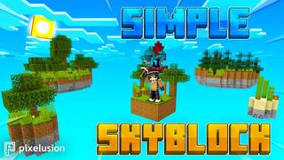 Thumbnail of the Minecraft Bedrock Marketplace product Simple Skyblock created by Pixelusion.