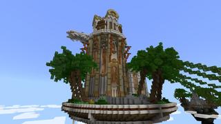 Screenshot of the Minecraft Bedrock Marketplace product Sky Archipelago created by Pixelusion.