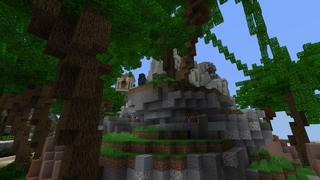 Screenshot of the Minecraft Bedrock Marketplace product Sky Archipelago created by Pixelusion.