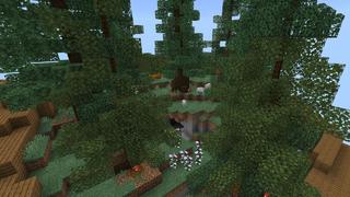 Screenshot of the Minecraft Bedrock Marketplace product Sky Barrels created by Pixelusion.