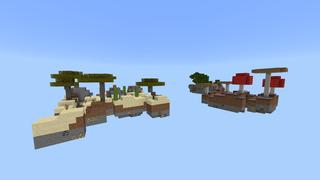 Screenshot of the Minecraft Bedrock Marketplace product Sky Block created by Pixelusion.